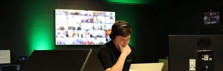 We can  help with your online or hybrid event